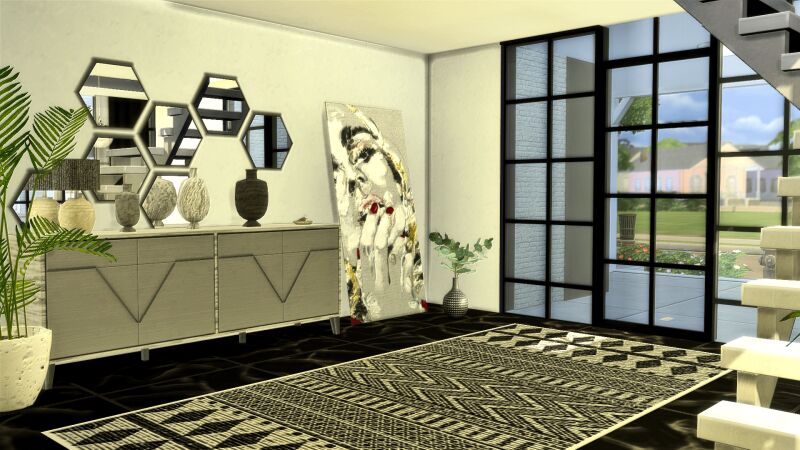Ysumal Modern Villa 4 sims 4 cc ysumal modern villa 8