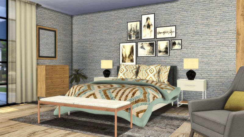 Ysumal Modern Villa 3 sims 4 cc ysumal modern villa 9