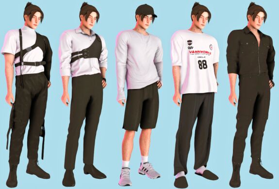 Leon Schiff by Espryana 2 sims 4 cc леон шифф by espryana 2