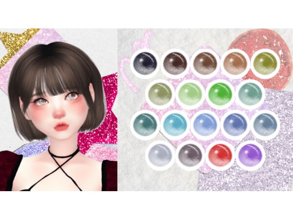 ♡ Glass Eyes ♡ 1 ♡ Glass Eyes ♡ Sims 4 CC