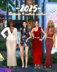 Stylish 2025 Fashion Collection by Huien Sims 4 CC