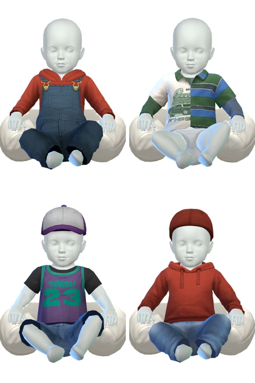 Must-Have CC for Older Infant Sims! 2 sims 4 cc 9 pieces of cc for your older infant sims was 2