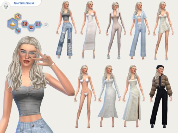 Discover Abigail Lenoir by ViSims 1 Discover Abigail Lenoir by ViSims Sims 4 CC