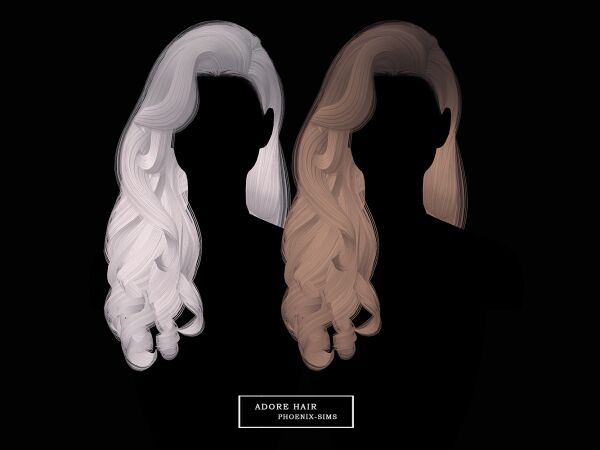 Adore Hair 1 Adore Hair Sims 4 CC