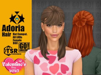 Adoria Hair – GoAmazons Sims 4 CC