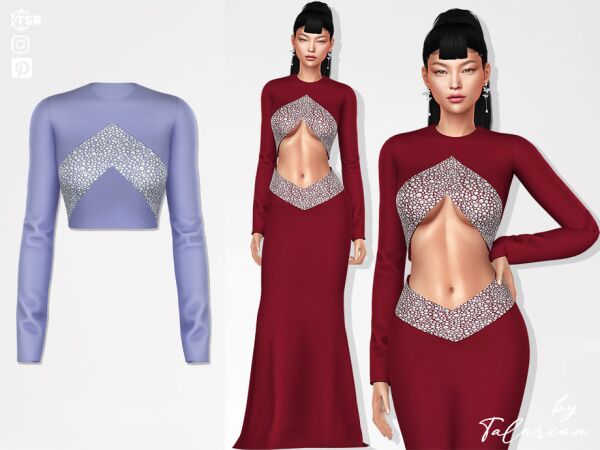 Alicia Long Skirt By Talarian 2 sims 4 cc alicia long skirt by talarian 2