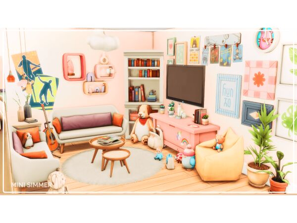 Amayah Kitchen - No CC 1 Amayah Kitchen – No CC Sims 4 CC