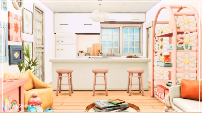 Amayah Kitchen - No CC 2 sims 4 cc amayah kitchen no cc by mini simmer 2