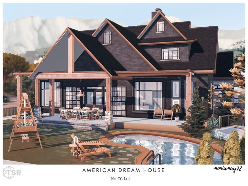 American Dream House 6 sims 4 cc american dream house 2