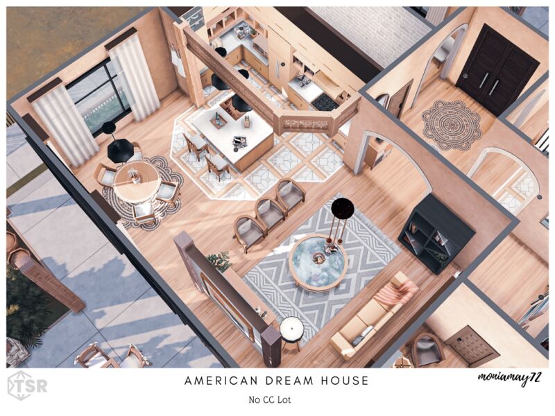 American Dream House 4 sims 4 cc american dream house 4