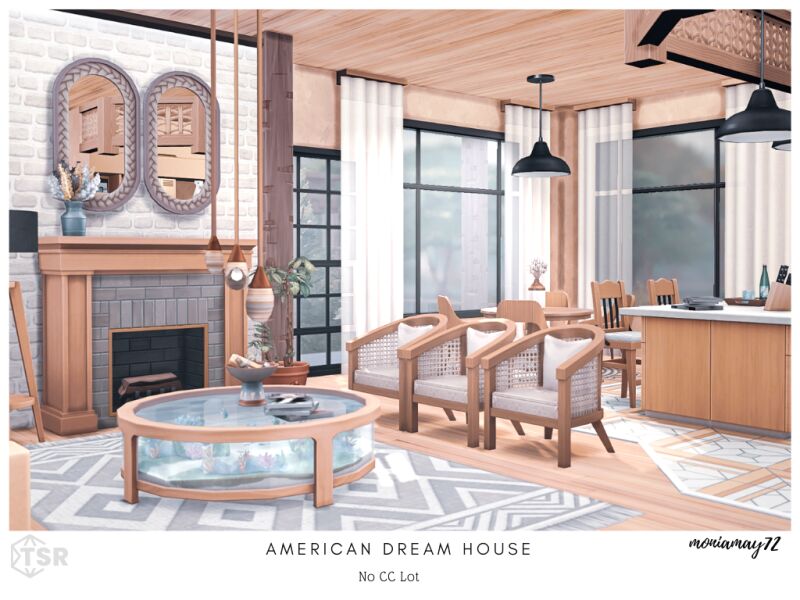 American Dream House 2 sims 4 cc american dream house 6