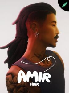 Amir Hair by Thatonegreenleaf Sims 4 CC