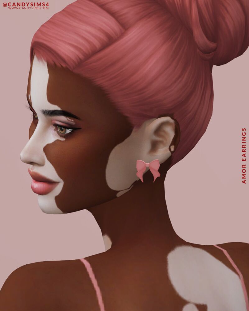 Amor Earrings by Candysims 3 sims 4 cc amor earrings by candysims 4