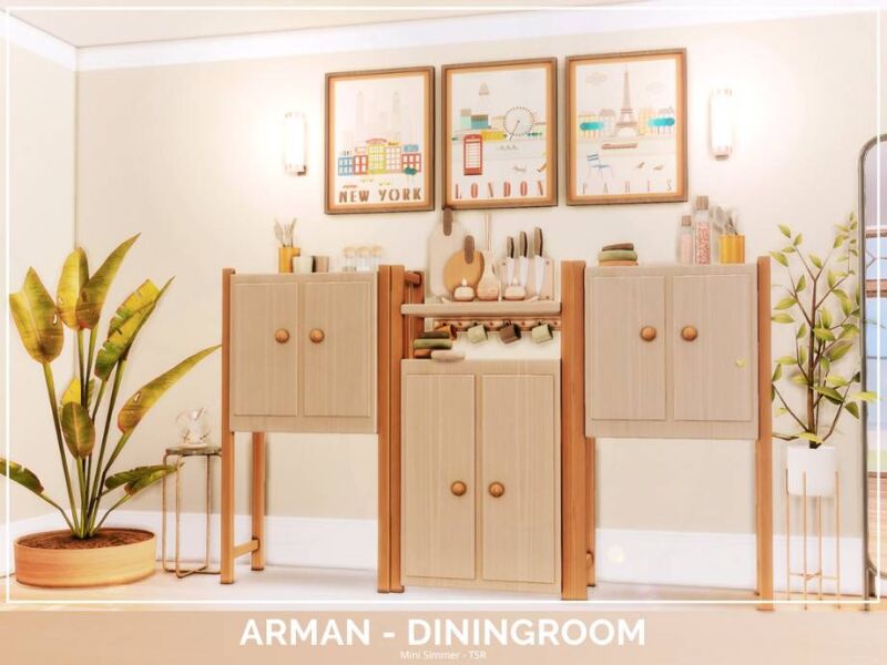 Arman Diningroom By Mini_Simmer 2 sims 4 cc arman diningroom by mini simmer 2