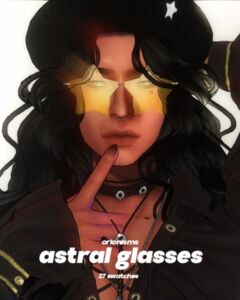 Astral Glasses | Sims 4 CC By Orionisms Sims 4 CC