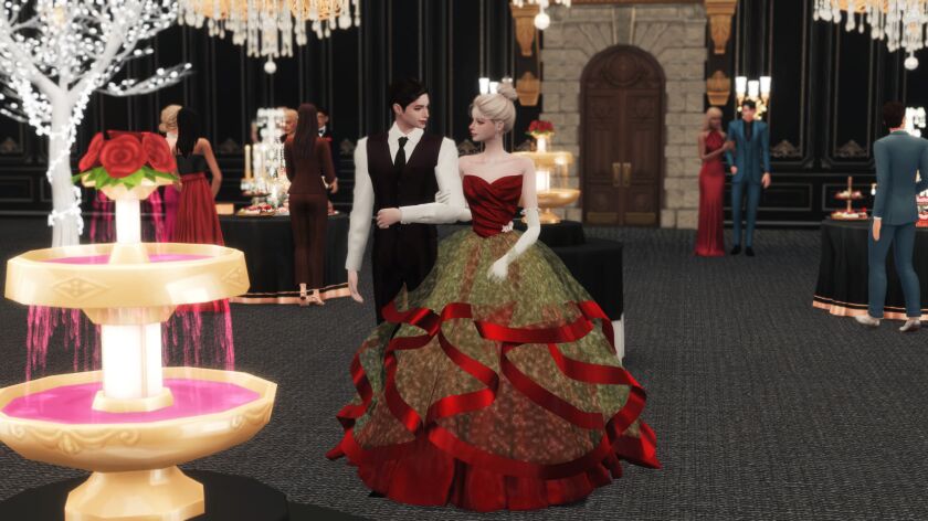 Elegant Winter Gown Set by Atelier Lena 10 sims 4 cc atelier lena winter gown set 2 1