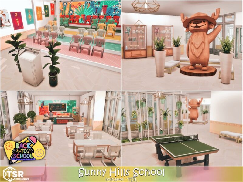 Back To School - Sunny Hills School 2 sims 4 cc back to school sunny hills school no cc by nolcanol 8