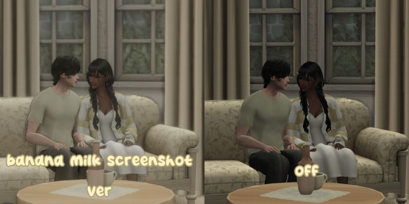 Banana Milk Gshade Preset for a Soft Vibe 3 sims 4 cc banana milk gshade preset ᐟ 4