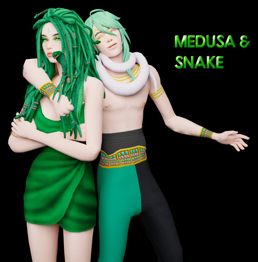 ⭐Battlepass: Snake⭐ 3 sims 4 cc battlepass snake 3