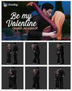 Be My Valentine | Pose Pack Sims 4 CC
