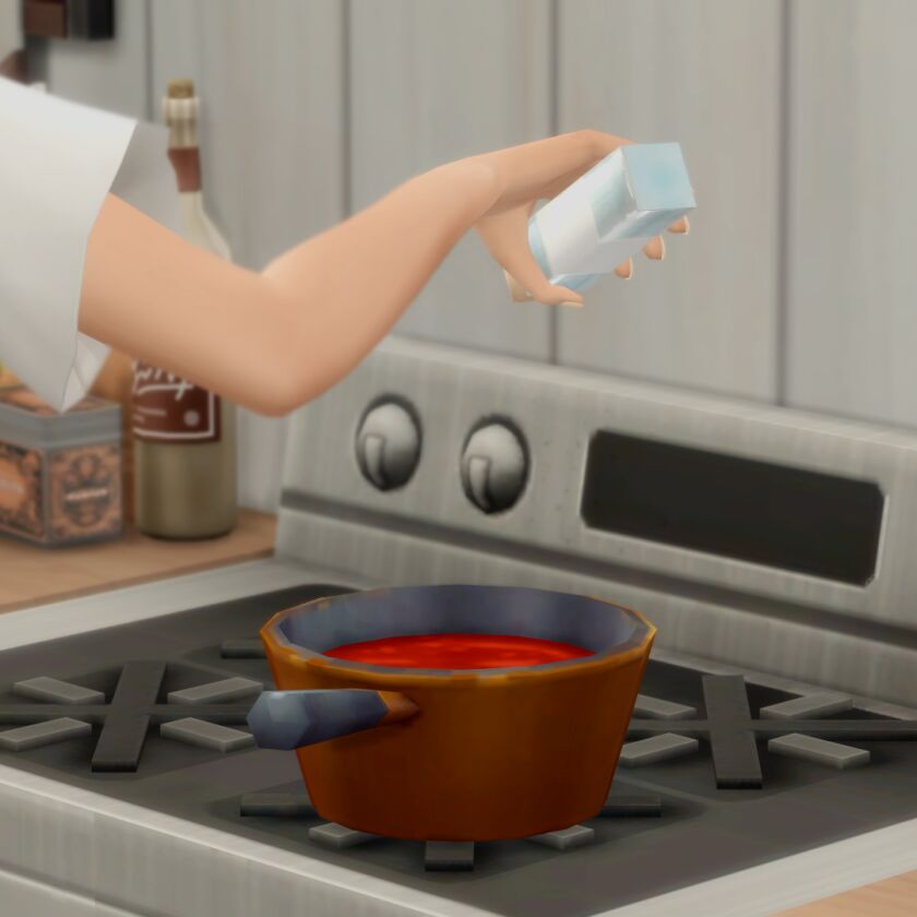 sims 4 cc beetroot risotto 11