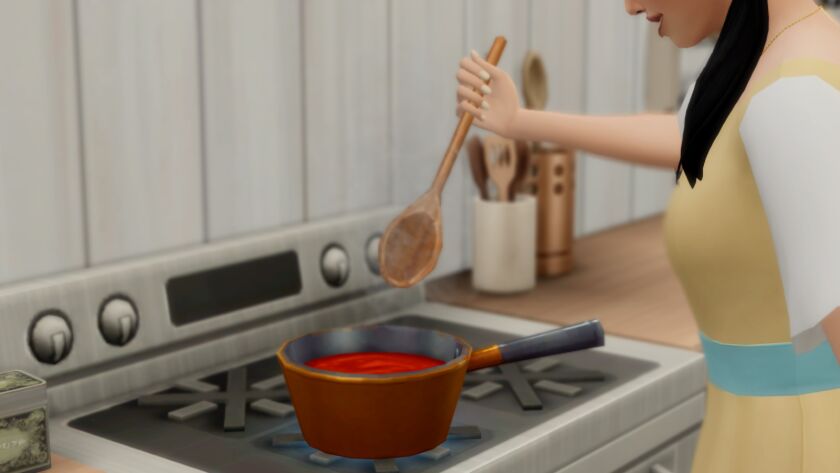sims 4 cc beetroot risotto 12