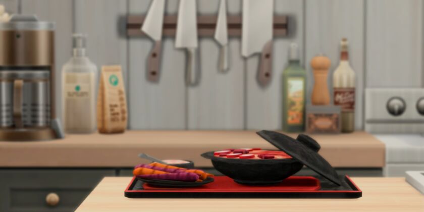 sims 4 cc beetroot risotto 13
