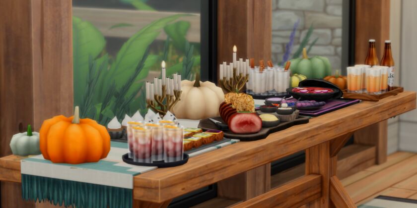 sims 4 cc beetroot risotto 16