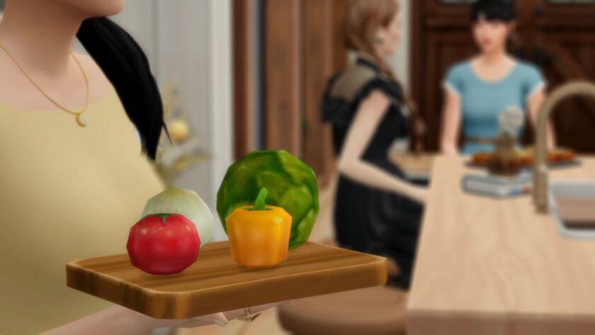 sims 4 cc beetroot risotto 2