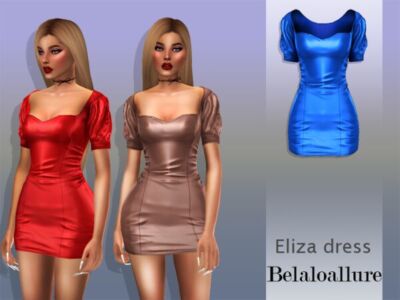 Stunning Eliza Dress for Sims Sims 4 CC