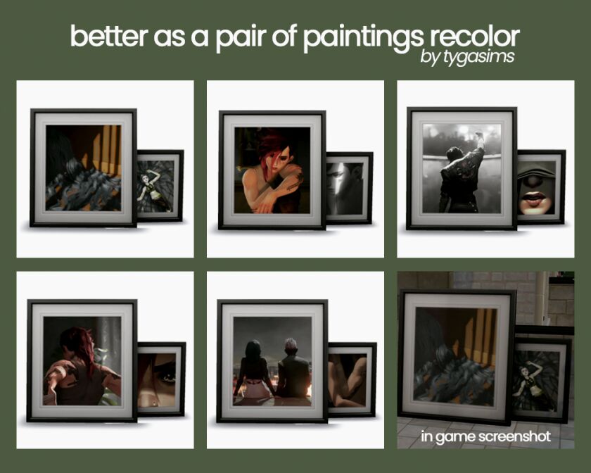 Arcane-Inspired Paintings for Your Sims 1 Arcane-Inspired Paintings for Your Sims Sims 4 CC