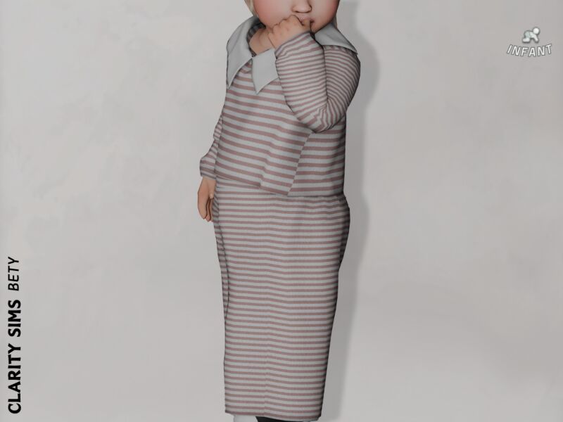 Bety - Outfit for Infants 5 sims 4 cc bety outfit infant 3