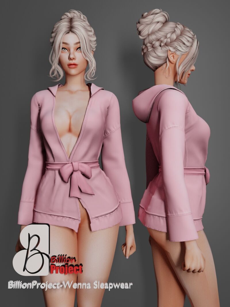 sims 4 cc billionproject wenna sleapwear 3
