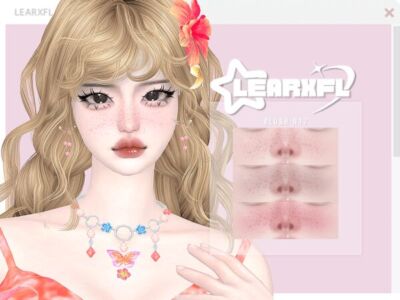 Stunning Blush N17 by Learxfl Sims 4 CC