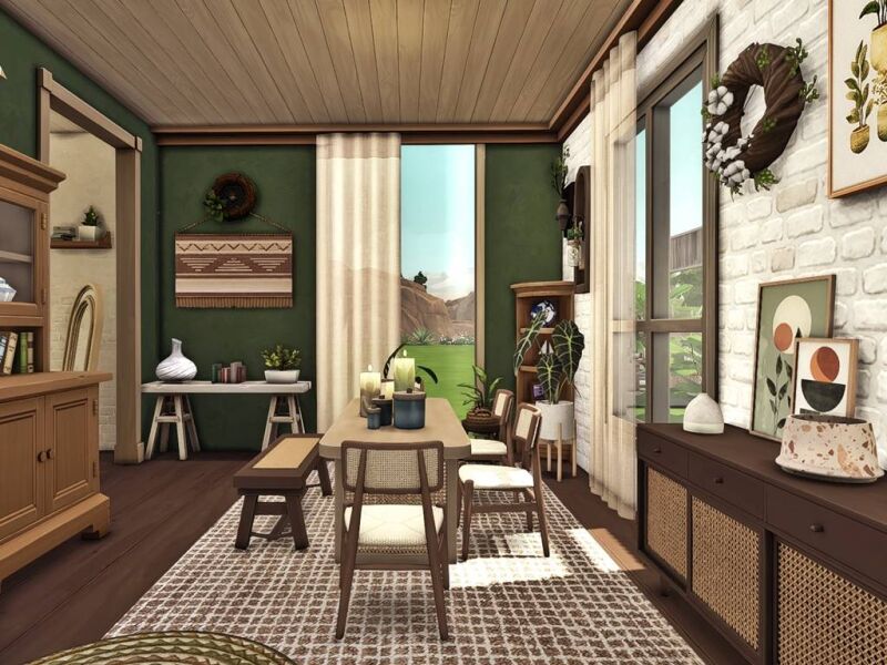 Bohemian Inspired Dining Room 3 sims 4 cc bohemian inspired dining room 2 by raydesign9 3
