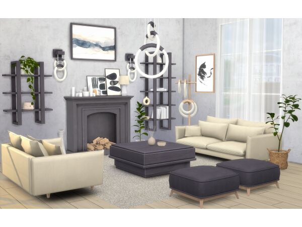 Boho Study 4 sims 4 cc boho study 2