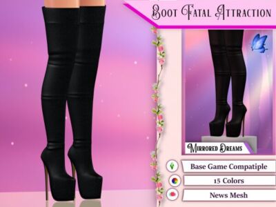 Boot Fatal Attraction Sims 4 CC