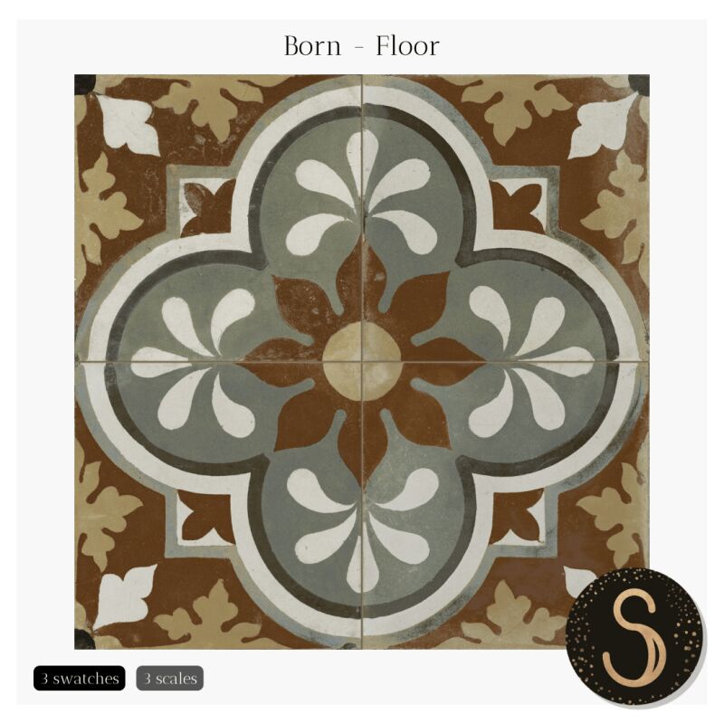 Born - Stylish Floors for Your Sims 2 sims 4 cc born floors by sims4luxury 2