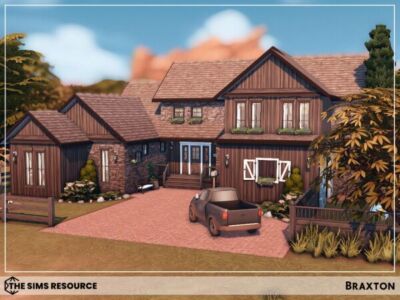 Stunning Braxton House by Sharon337 Sims 4 CC