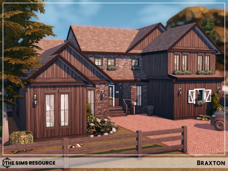 Stunning Braxton House by Sharon337 9 sims 4 cc braxton by sharon337 2