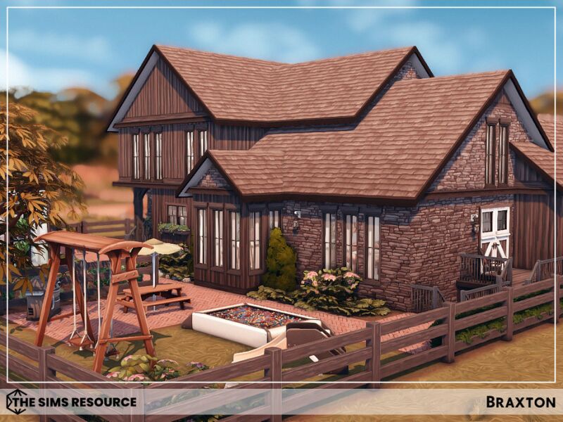 Stunning Braxton House by Sharon337 7 sims 4 cc braxton by sharon337 3