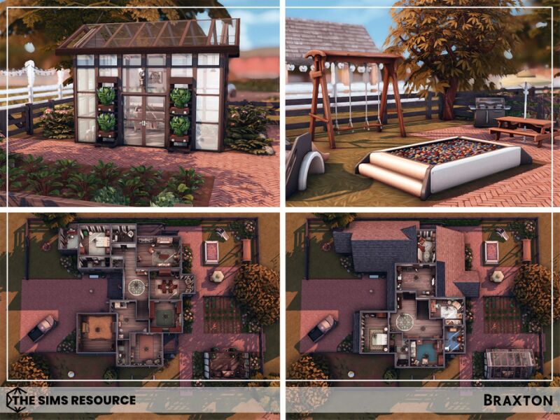 Stunning Braxton House by Sharon337 8 sims 4 cc braxton by sharon337 4