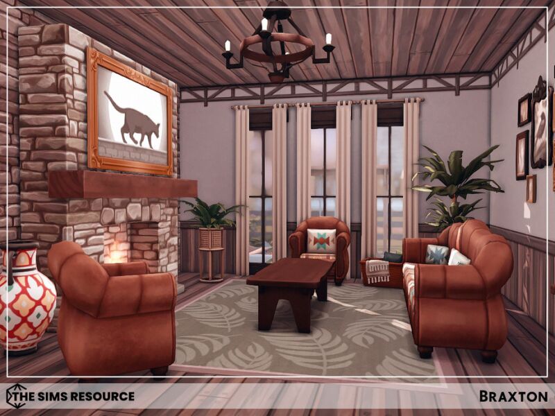 Stunning Braxton House by Sharon337 5 sims 4 cc braxton by sharon337 5