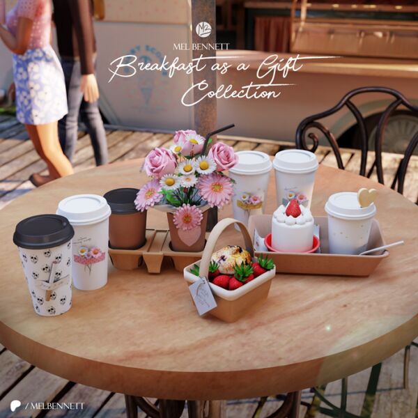 Breakfast AS A Gift Collection 1 Breakfast AS A Gift Collection Sims 4 CC