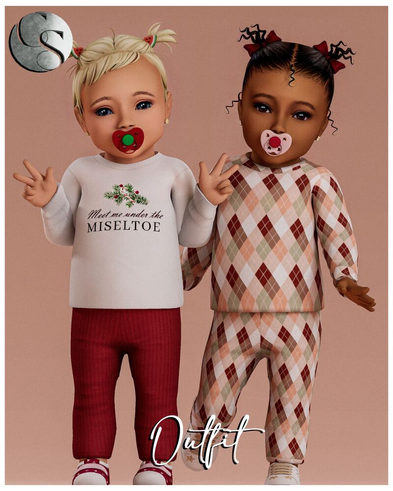 Camuflaje - Little Mistletoes Infant Collection 3 sims 4 cc camuflaje little mistletoes infant collection 4