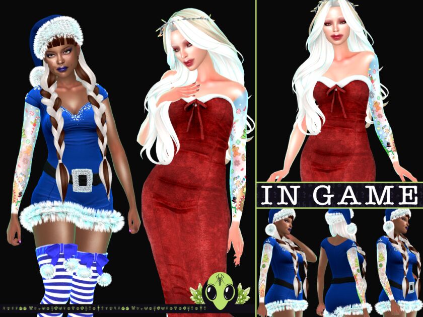 Exclusive Candy Lane Tattoo for All Ages 6 sims 4 cc candy lane tattoo tsr exclusive x1 colour x5 3