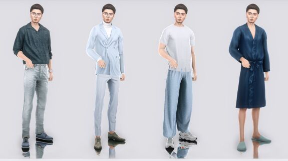 sims 4 cc carl foster карл фостер by aesteri 2