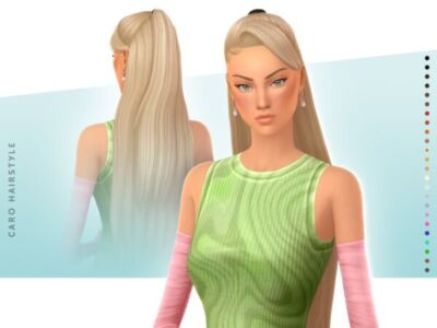 Caro Hairstyle – Style 3 Sims 4 CC