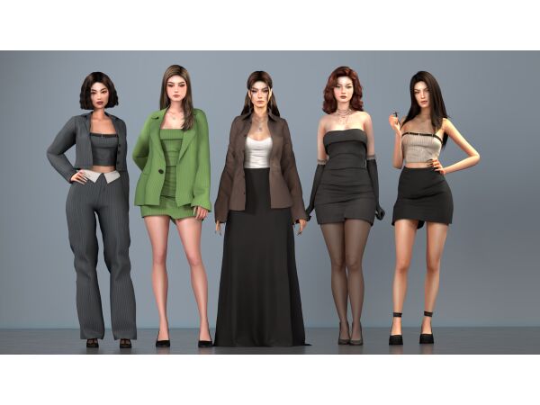 Casual Aesthetics Collection 1 Casual Aesthetics Collection Sims 4 CC