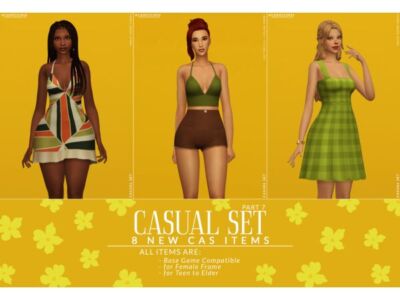 Casual Set by Candysims4 Sims 4 CC